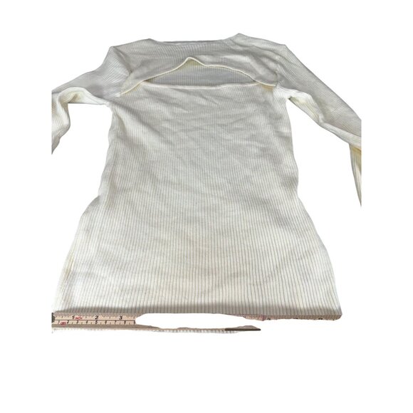 Cut-Out Ribbed Knit Long Sleeve Sweater Dress - Picture 8 of 8